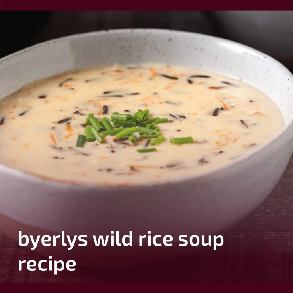 Byerlys Chicken Wild Rice Soup Recipe