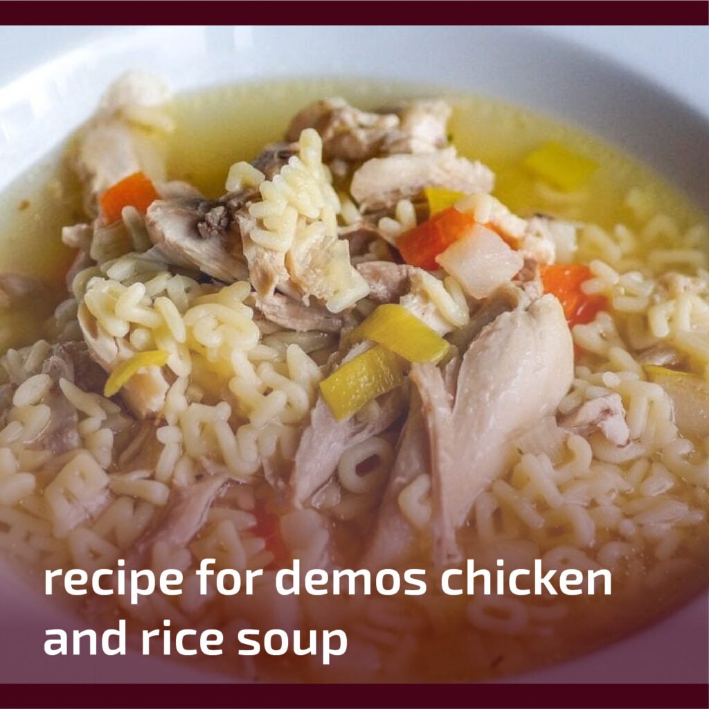 Demos' Chicken and Rice Soup