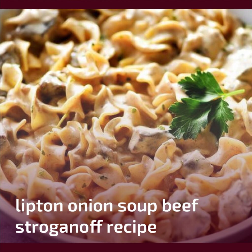 Lipton Onion Soup Beef Stroganoff Recipe
