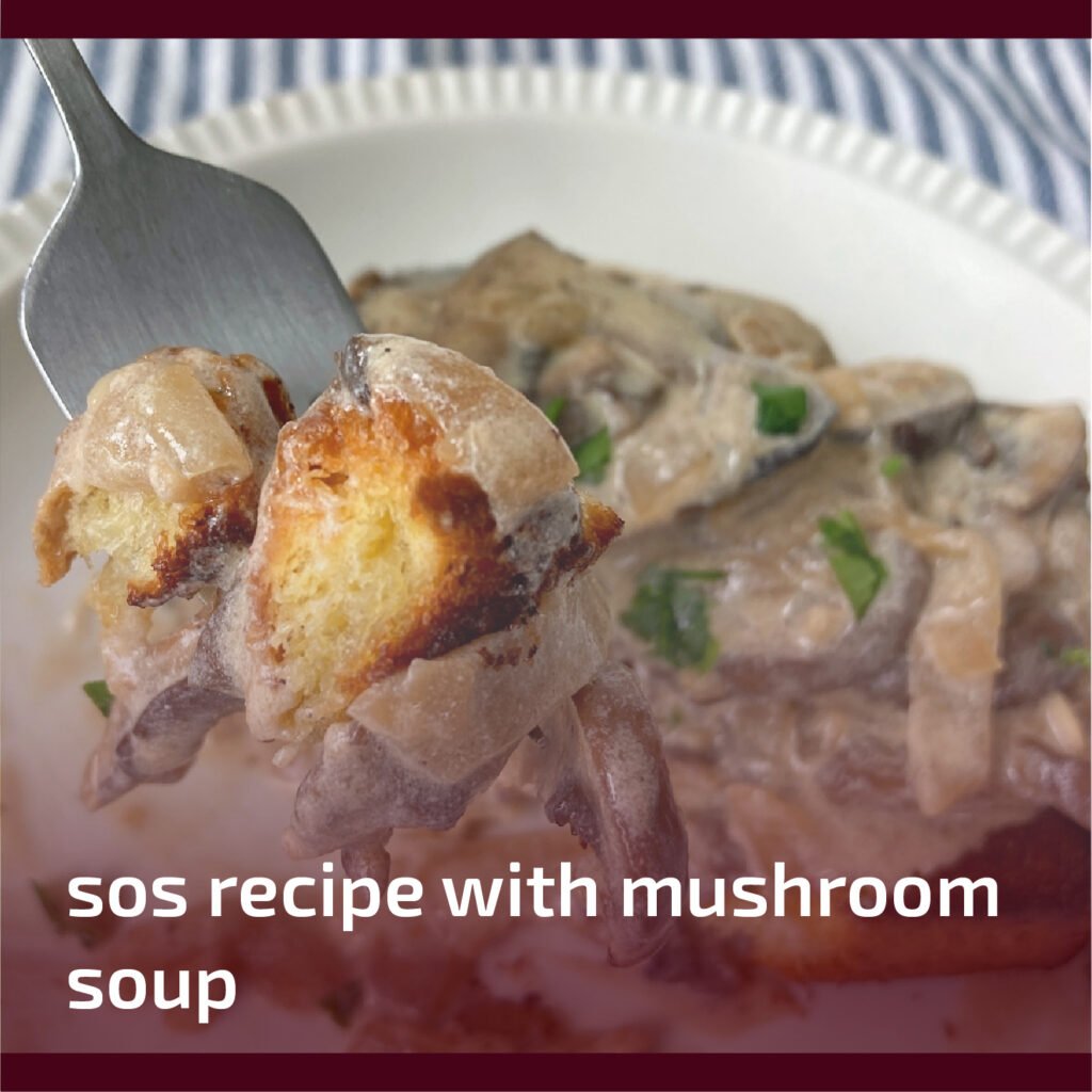 SOS Recipe with Mushroom Soup
