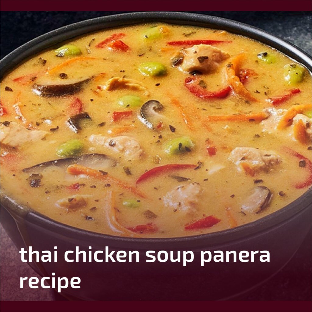 Thai Chicken Soup Panera Recipe