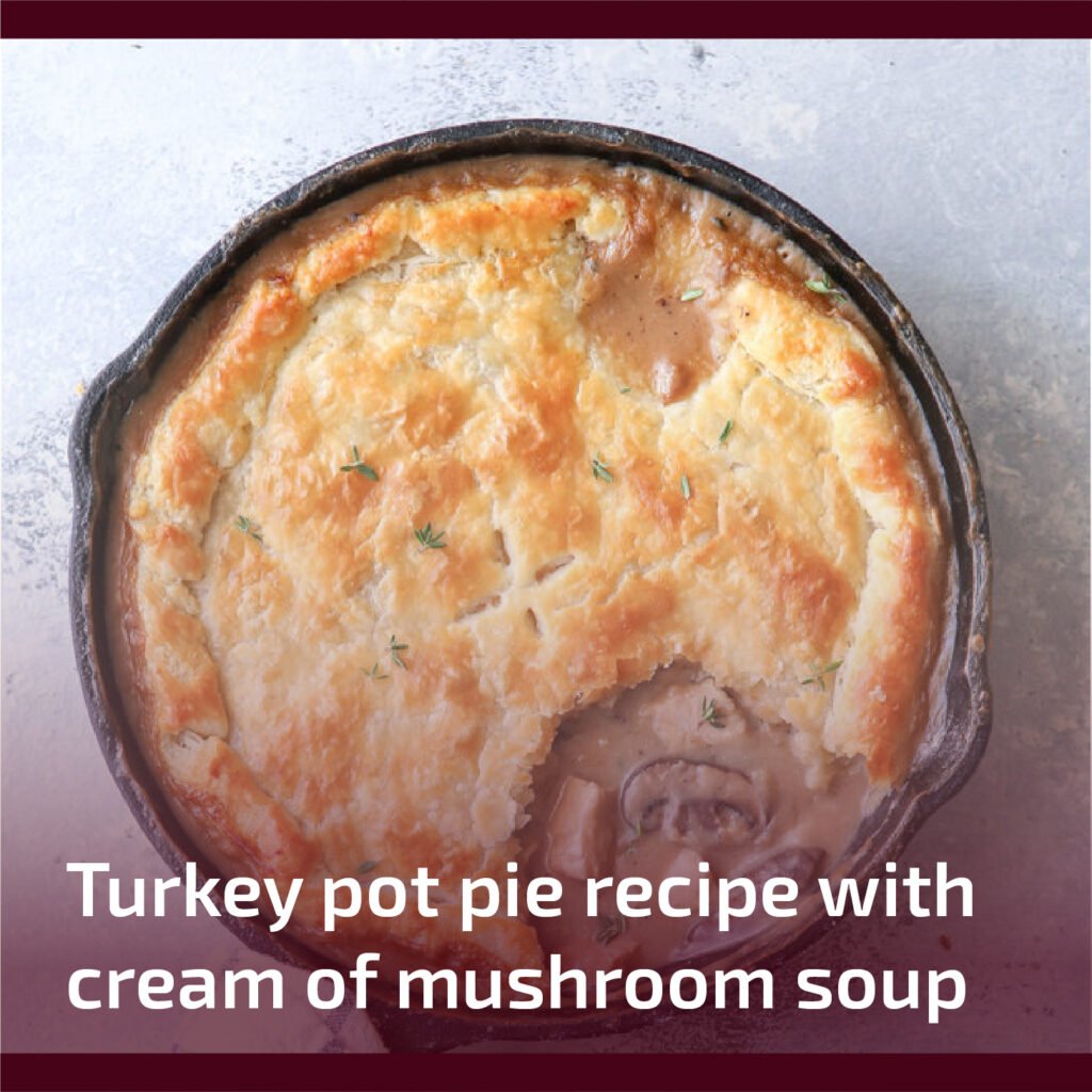 Turkey Pot Pie Recipe with Cream of Mushroom Soup